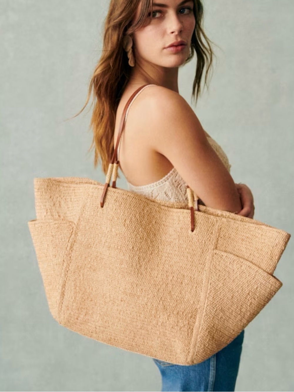 Sezane Paloma Basket Bag